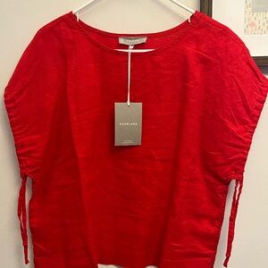 Everlane Red Sleeveless Top